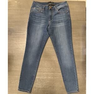1822 Denim Jeans Skinny Leg Dark Wash Mid Rise Stretch Women's Size 6